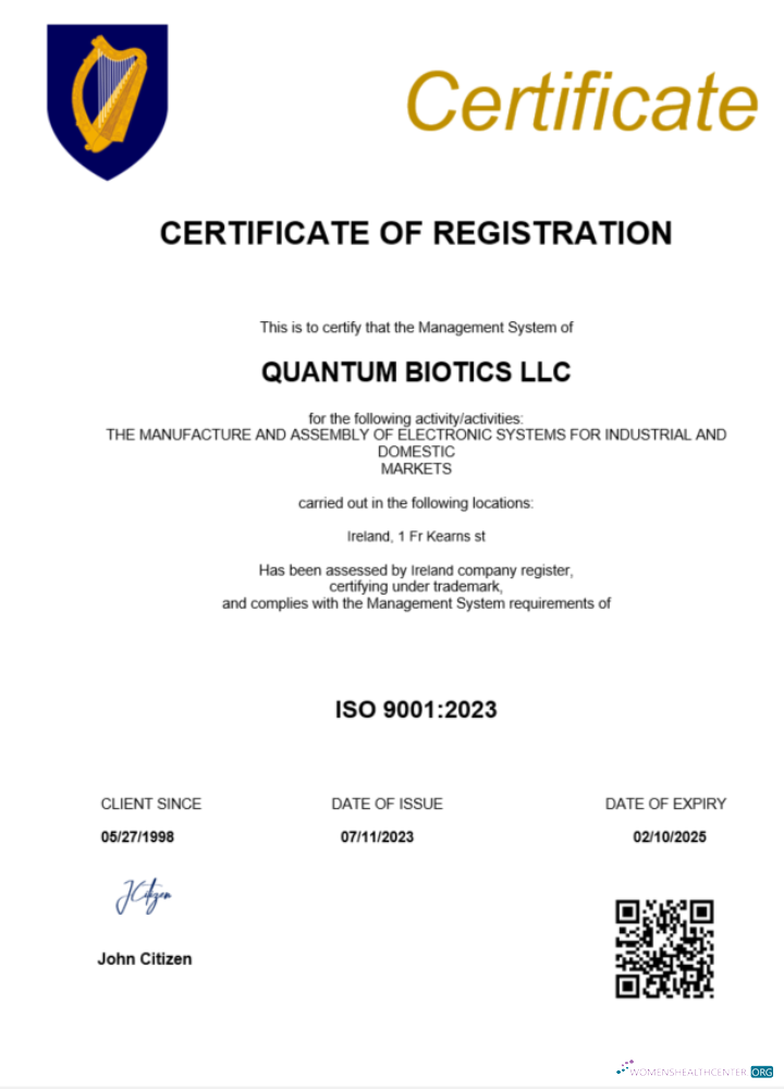 Download Ireland certificate of registration Word and PDF template Photoshop template